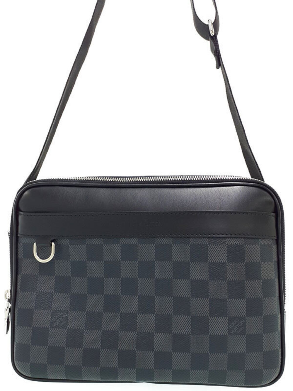 Louis Vuitton Damier Graphite Black Trocadero Messenger Shoulder Bag